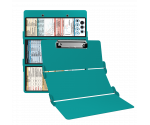 WhiteCoat Clipboard® Trifold - Teal Critical Care Edition